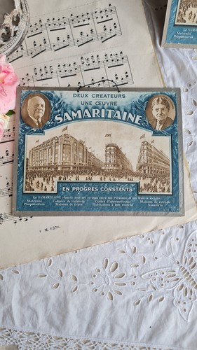 Ancien carton publicitaire la - carton,