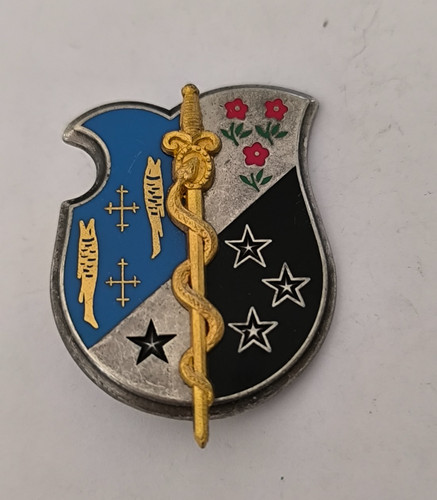 Insigne caducée doré - caducée, 11°