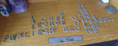 Lot anciennes petites - petites, lettres