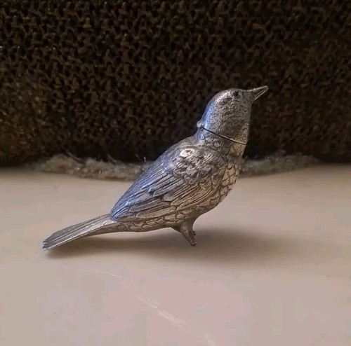 Figurine oiseau argent - oiseau,