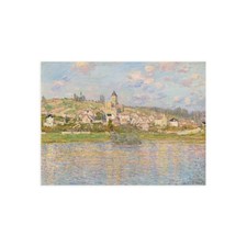 Impression Sur Toile Ou Papier Affiche Ou Cadre Claude Monet Vétheuil