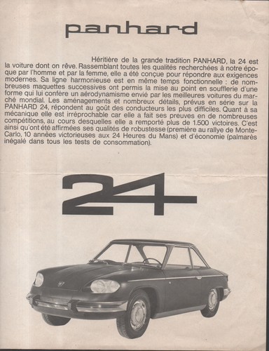Pub panhard - 24, (