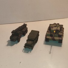 SOLIDO militaire WW2 Half-track M3, Camion Unic Lance Fusée, Char Tiger 3 Altaya