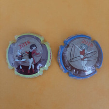 DE MILLY ALBERT "Cabaret 2018"   Série de 2 capsules de champagne