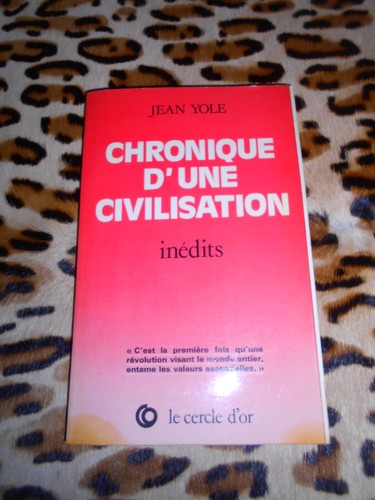Yole jean chronique - yole, :