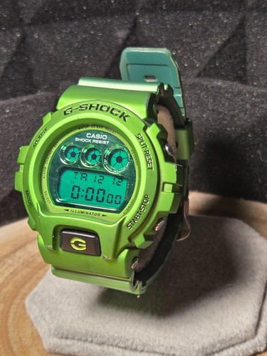 Casio shock 6900 - casio, vert