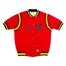 Veste Rouge À Manches Courtes