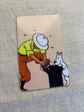 Carte téléphonique Tintin & Milou non utilisée rare 120 unités