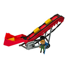 sympa Convoyeur à foin avec fermier 6132 Playmobil (  ferme , animaux   )