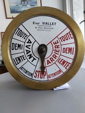 ANCIEN OBJET MARINE  CHADBURN TRANSMETTEUR D ORDRE Viallet Marseille