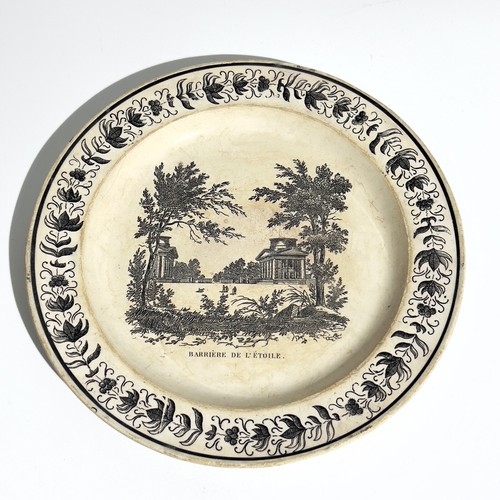 Assiette faïence montereau - faïence,
