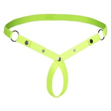 String Homme Slip Creux avec Anneau en O Mini String Tanga pour Hommes Jaune