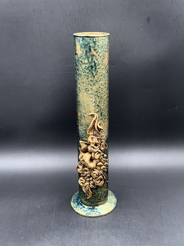 Vase rouleau verre peint - rouleau,