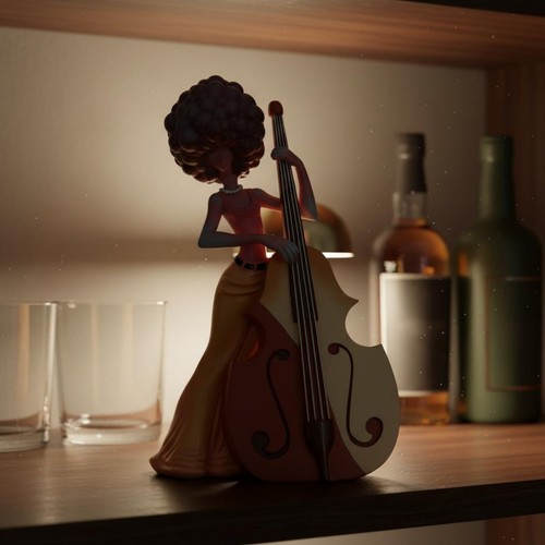 Pièces figurine musicienne - pièces,