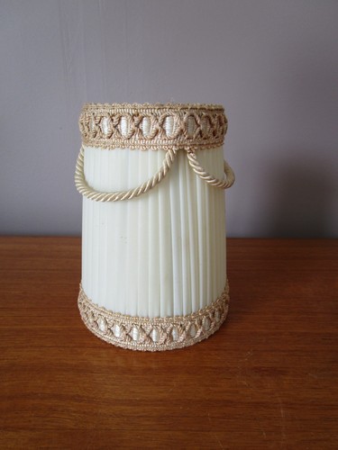Abat jour ancien - , tissu