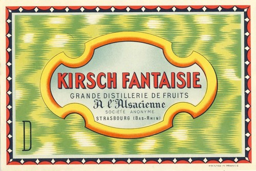 Etiquette kirsch fantaisie - kirsch,