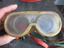 Anciennes Paires de Lunette Plastique d'Atelier Costume Steampunk Gotique Pilote