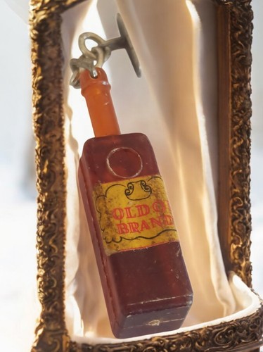 Porte clés bouteille - bouteille, old