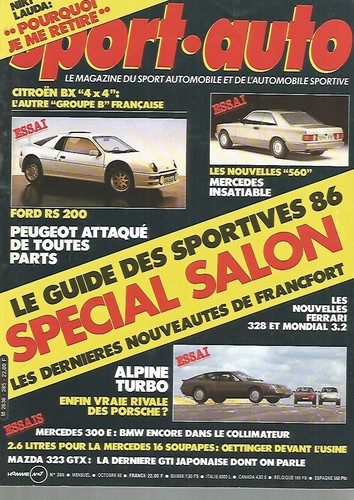 Sport auto 285 ford - ford, rs