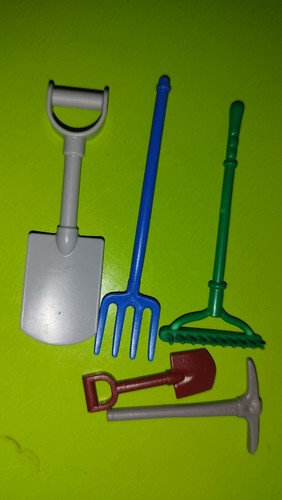 Playmobil lot outils rateau - playmobil lot,