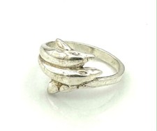 BAGUE ARGENT 925  - Dauphins -