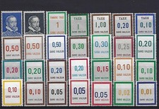 (101) TIMBRES FICTIFS FRANCE N** BONNE COTE