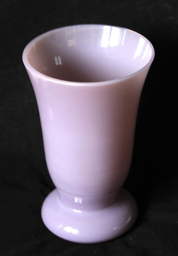 Opaline mauve vase vintage