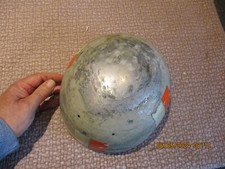 Ancien Casque Aluminum " Bol " d'ancienne Moto Scooter Solex ou Side Car