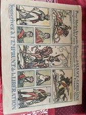 LITHOGRAPHIE ANCIENNE, EMPRUNT DE LA LIBERATION ALSACE-LORRAINE, Roger Broders 