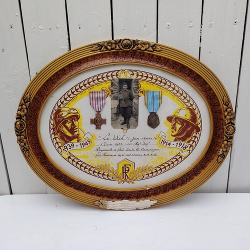 Cadre souvenir militaire