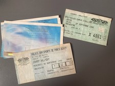 TICKET BILLET DE CONCERT -