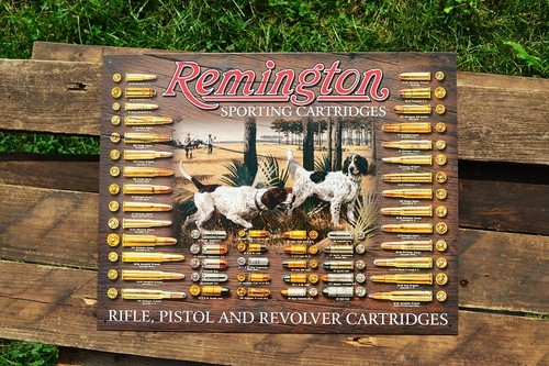 Remington bullet board tin - bullet,