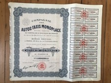 AUTO-TAXIS MONOPLACE (A1)