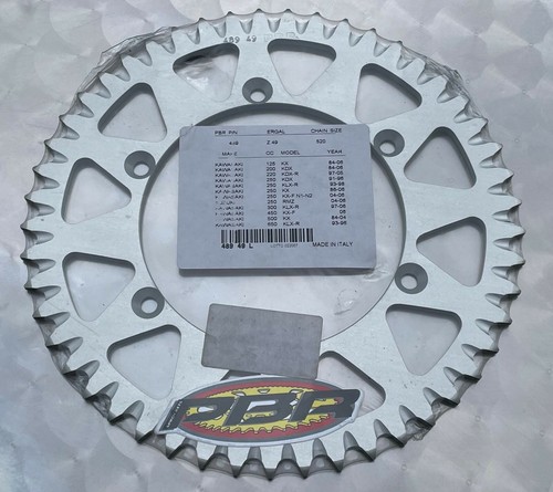 Pbr alu pignon dents - 49, pour
