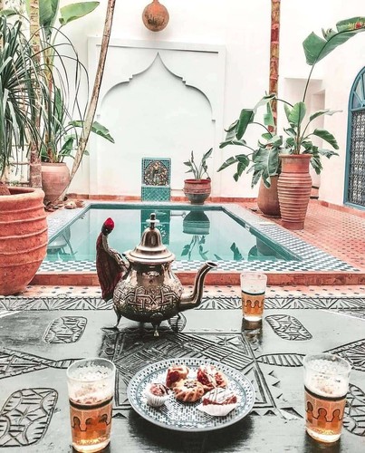 Théière marocaine thé - théière, marocaine thé