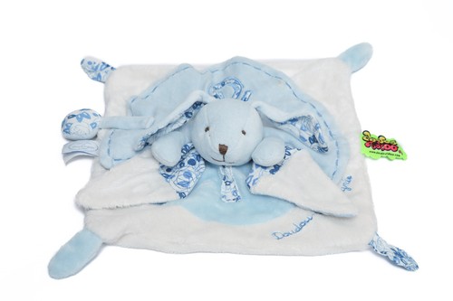 Doudou compagnie lapin plat - doudou,