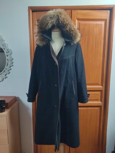 Long manteau femme capuche