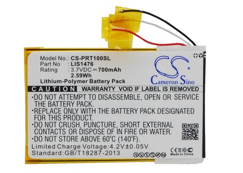 Battery for sony - sony, prs-t2