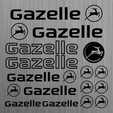 Gazelle autocollant sticker