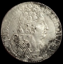 Écu Aux Trois Couronnes 1711 X Amiens Louis XIV