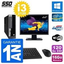 PC HP Pro 3300 SFF Ecran 22"