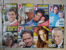 Lot de 8 télé 7 jours de