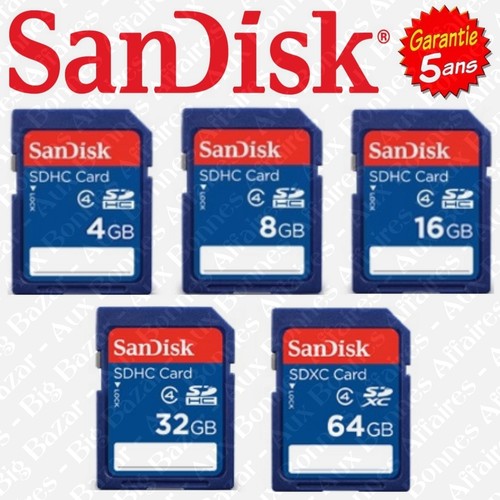 Carte mémoire sandisk - carte, sdhc