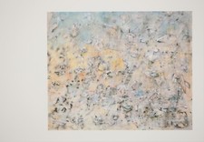 Mark TOBEY : Jardin japonais, Héliogravure signée, 1991