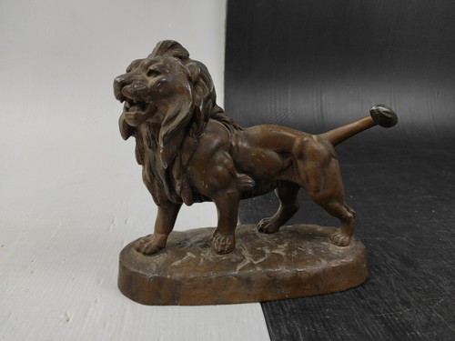 Lion régule xixè signé - xixè,,