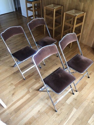 Lot chaises pliantes - 4,