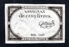 Assignat de 5 Livres l'an 2 31