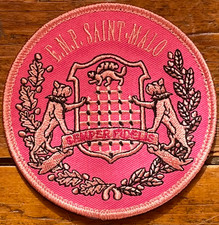 ÉCUSSON POLICE PATCH ENP SAINT MALO OCTOBRE ROSE