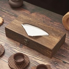 Boîte à mouchoirs en bois
