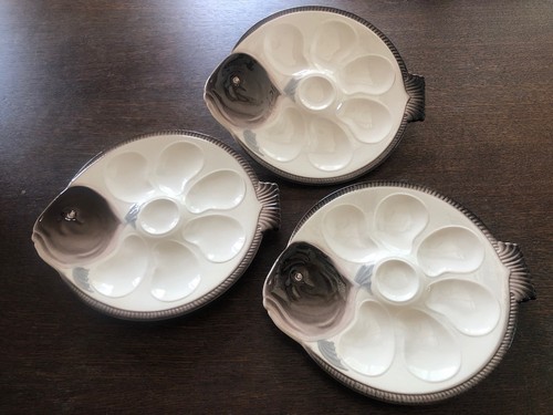 Lot assiettes huitres - 3,